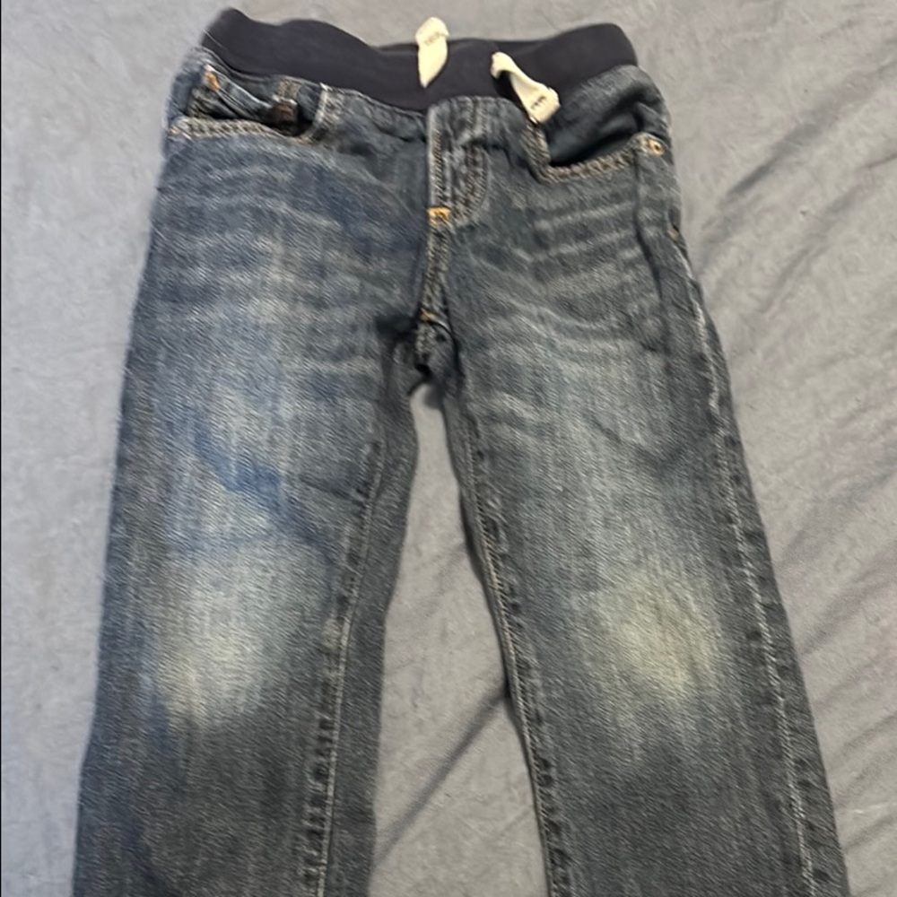 4t Gap Kids Blue Jeans with Drawstring Waist